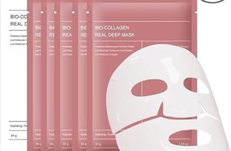 Bio collagen Face Mask,Overnight Hydrogel Mask,Real Deep Collagen Face Mask, Deep Hydration, Reduce Wrinkles, Face Skincare, Hydrating,Pore Minimizing,5PCS Hydrating Overnight Hydrogel Mask