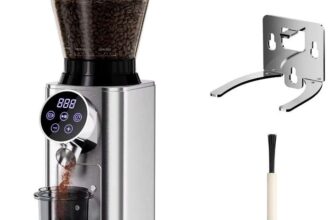 BioloMix Electric Conical Burr Coffee Grinder with Removable Holder and 48 Grind Settings (with code) – Sold by BioloMix Local Store