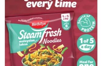 Birds Eye SteamFresh Malaysian Laksa Noodles 350g (Meal for One)