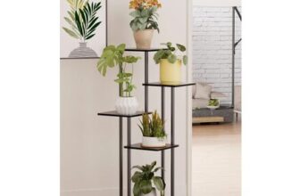 Black 5-Tier Plant Stand