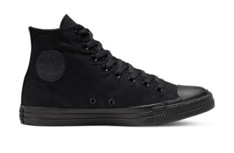 Black Converse Unisex Chuck Taylor High Top Sneakers, Sizes 3,4,7 and 8 (10% off for new accounts)