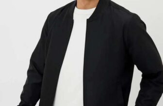 Black Lightweight Bomber Jacket 99p C&C