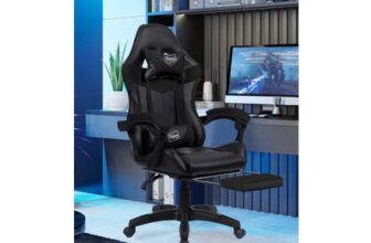 Black Neo GTB Gaming Chair with Massage and Footrest