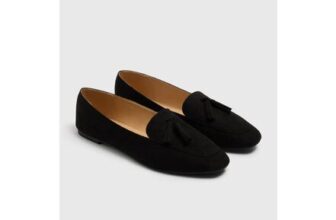 Black Tassel Flat Shoes