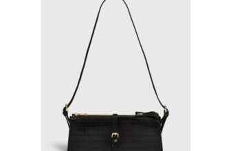 Black Thin Shoulder Bag