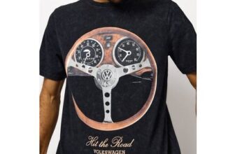 Black Volkswagen Graphic T-Shirt S