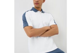 Blue Airtex Polo Shirt