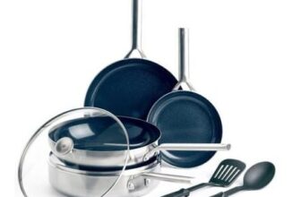 Blue Diamond 7 PC Cookware & Utensils Set