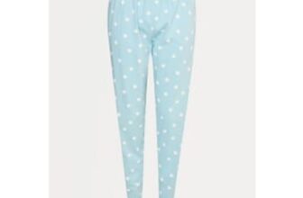 Blue Polka Dot Pyjama Bottoms