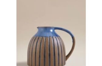 Blue Reflection Stripe Jug