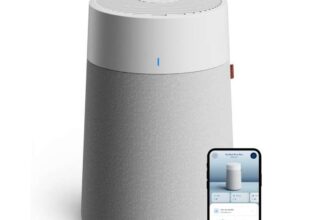 Blueair Blue 511i Max Smart WiFi Air Purifier, HEPASilent Dual Filtration Up To 43m², Whisper Quiet, Air Cleaner for Pets, Allergies