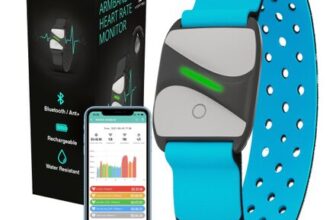 Bluetooth Armband Heart Rate Monitor, ANT, Peloton/Wahoo/Polar/Zwift, Vortec