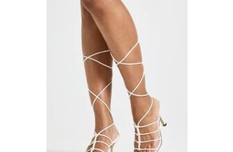 Boohoo Square Toe High Heel