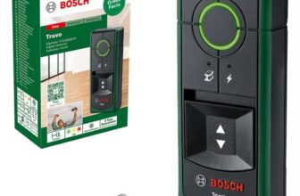 Bosch Detector Truvo 2nd gen. Easy one-Button handling, Simple Detection of Live Cables & Metal wall Scanner up to 70mm