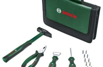 Bosch Easy Starter Hand Tool Set 14-Piece (Starter Tool Kit for Basic Household and DIY Tasks