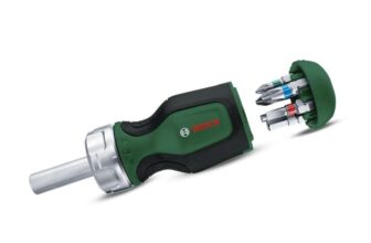 Bosch Stubby Ratchet Screwdriver with 6 bits