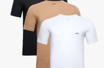 Boss 3 Pack Pure Cotton Crew Neck T-Shirts Beige Mix (Sizes S – XXL) – Free Click and Collect