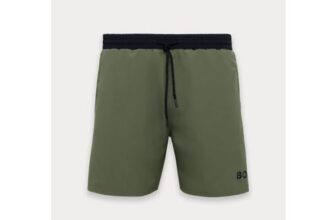 Boss Online Only Quick Dry Pocketed Piped Swim Shorts