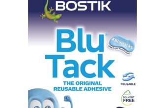 Bostik Blu Tack Blue or White – Multipurpose Reusable Adhesive – Clean, Safe & Easy to Use – Non-Toxic £0.95 Max S&S Save extra 5% on 4