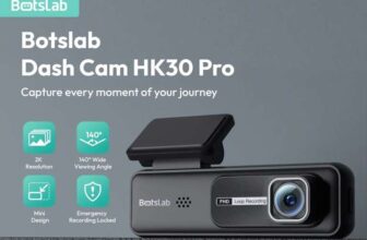 Botslab HK30 Pro Compact Dashcam ( 2K / 5MP Sony Starvis / 140 degree view / Nightvision / H265 / Wi-Fi )