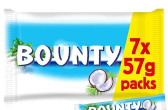 Bounty Coconut Milk Chocolate Bars Multipack, 7 x 57g