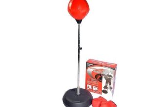 Boxing Punching Ball Set Training with Gloves