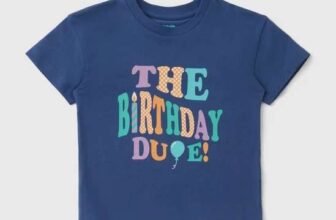 Boys Navy Birthday Dude T-Shirt (1-2yrs) / 2-7 years – £2.50 – C&C 99p