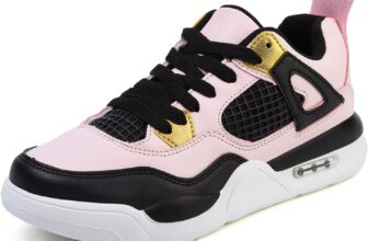 Boys Trainers Kids School Gym Tennis Shoes Girls Outdoor Running Sneakers Children Trekking Breathable Lightweight Walking Shoes