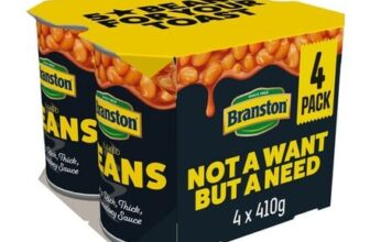 Branston Baked Beans 4 X 410g