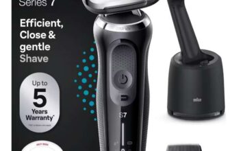 Braun Series 7 Electric Shaver with Smart Care Center and Precision Trimmer – Black 70-N7200cc with code