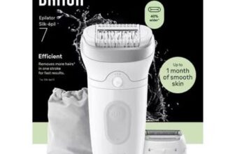 Braun Silk-Pil 7 Epilator for Easy Hair Removal Lasting Smooth Skin 7-030