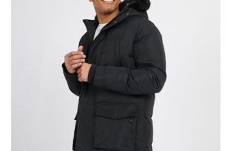 Brave Soul Mens Jethrow Tech Long Length Parka