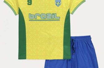 Brazil Top and Shorts Football Kit