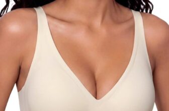 Bresdk Womens Wireless Jelly Seamless Bra Smoothing Non Wired for Women UK – Padded Full Coverage T-Shirt Comfort Soft Support Everyday Bralettes