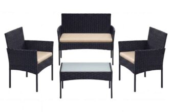 Brown / Taupe SONGMICS Garden Furniture Set – Sold by SONGMICS HOME UK / FBA