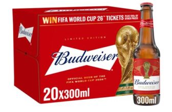 Budweiser Beer, 20 X 300ml