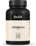 Bulk Vitamin B12 Tablets, High Strength, Pack of 60 1000 mcg, 60 Servings