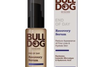 Bulldog Skincare – End Of Day Recovery Serum For Men Reducing Fine Lines and Wrinkle Gel 50ml