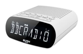Bush Abbey Digital DAB/DAB FM Clock Radio – White