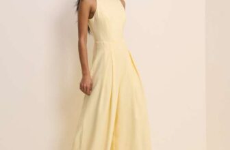 Butter Yellow Wide Leg Reign Jumpsuit