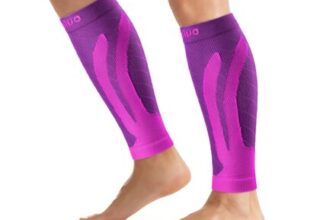 CAMBIVO Calf Compression Sleeves for Men & Women, 2 Pairs