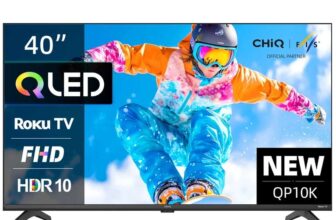 CHiQ 40QP10K 40 HD Smart QLED Roku Freely TV HDR10 – 2 Year Warranty