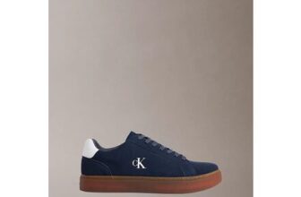 CK Baseline – Suede Signature Logo Trainers