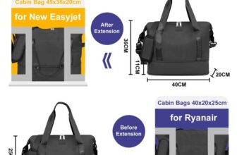 CNMTCCO Expandable Under seat Cabin Bag 40x30x20 and 45X36X20 sold by APEX NAVIDSELLER FBA