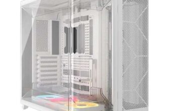 CORSAIR AIR 5400 LX-R RGB Triple Chamber White Mid-Tower PC Case