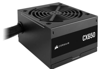 CORSAIR CX650 80 PLUS Bronze Non Modular Low-Noise ATX 650 Watt Power Supply – UK – Black