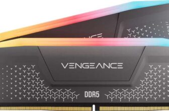 CORSAIR VENGEANCE RGB RS DDR5 RAM 16GB (2x8GB) Up to 6000MHz CL36-44-44-96 1.35V AMD EXPO Intel XMP Grey (CMG16GX5M2E6000Z36)
