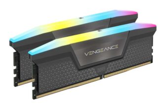 CORSAIR Vengeance RGB Grey 16GB 6000MHz DDR5 Dual Profile Memory Kit