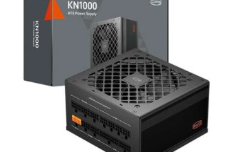 CPS KN1000 Power Supply PSU Fully Modular,1000W ATX 3.1, 80 Plus Gold, PCIe 5.1 12V-26, Japanese Caps, 5-Yr Warranty sold by CPS GAMING FBA