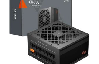 CPS KN650 Power Supply Fully Modular PSU, 650W ATX 3.1, 80 Plus Gold, PCIe 5.1 12V-26, Japanese Caps, 5-Yr Warranty sold by CPS GAMING FBA
